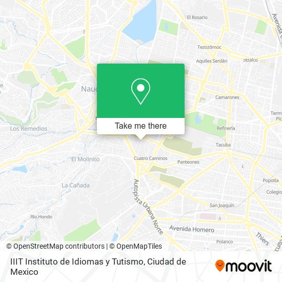 Mapa de IIIT Instituto de Idiomas y Tutismo