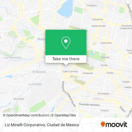 Mapa de Liz Minelli Corporativo