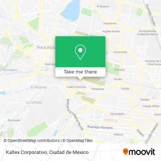 Mapa de Kaltex Corporativo