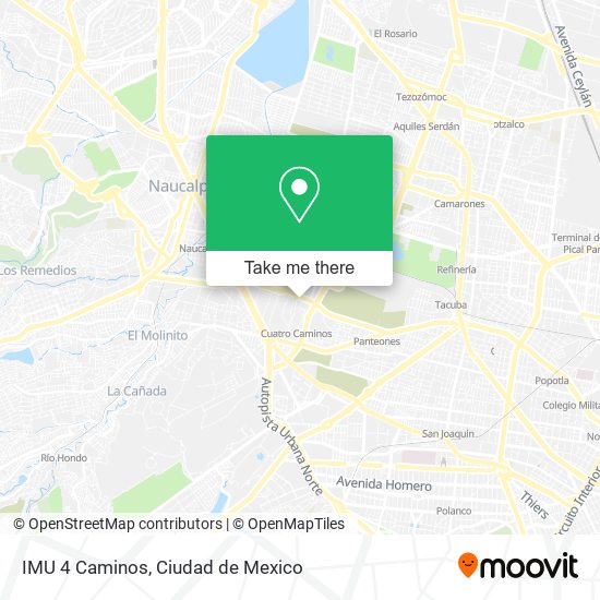 Mapa de IMU 4 Caminos