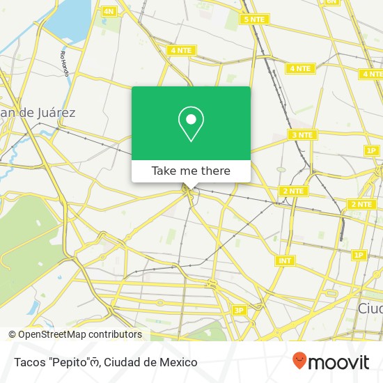 Tacos "Pepito" map