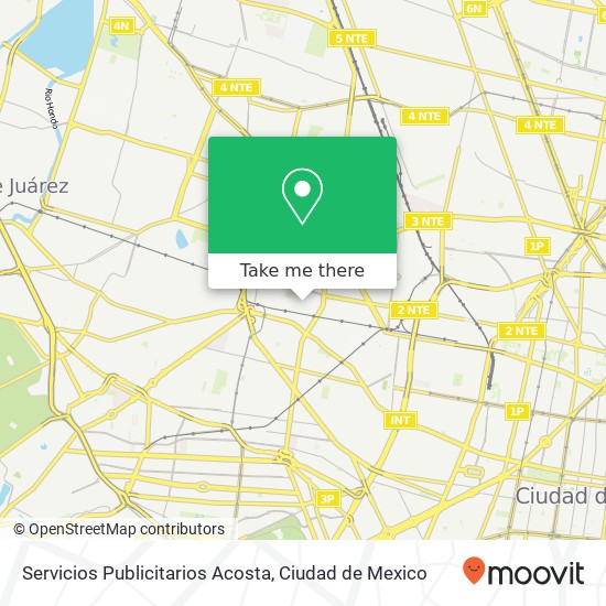 Servicios Publicitarios Acosta map