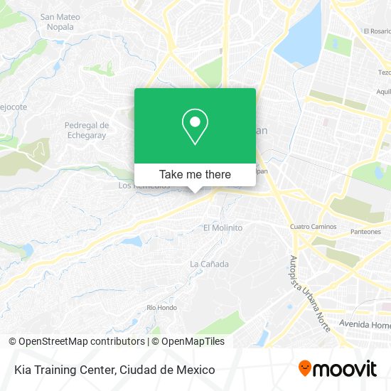Kia Training Center map