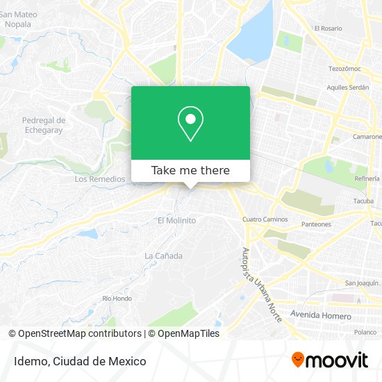 Mapa de Idemo