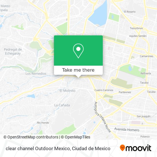 clear channel Outdoor Mexico map