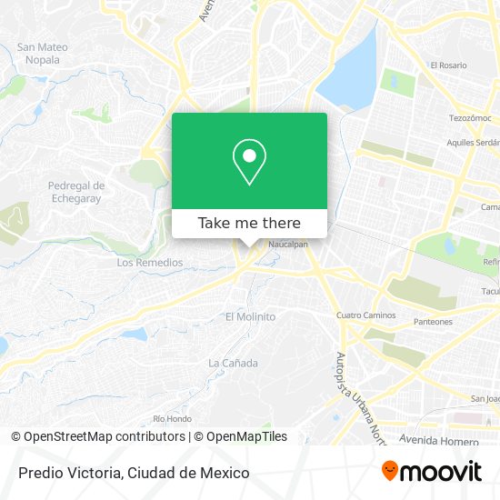 Predio Victoria map