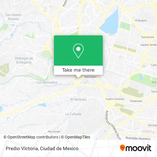 Predio Victoria map