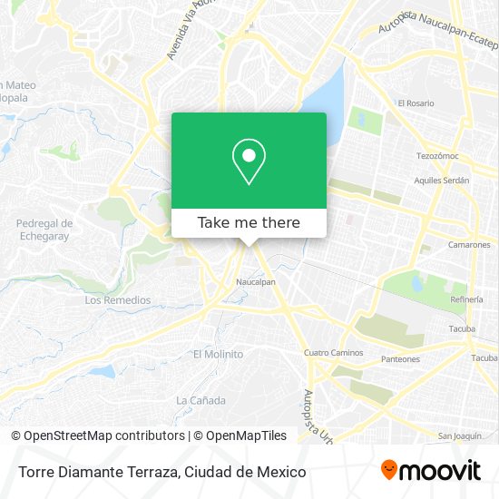 Mapa de Torre Diamante Terraza