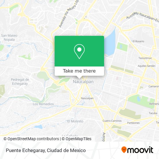 Puente Echegaray map