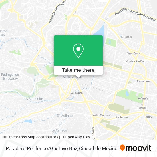 Paradero Periferico / Gustavo Baz map