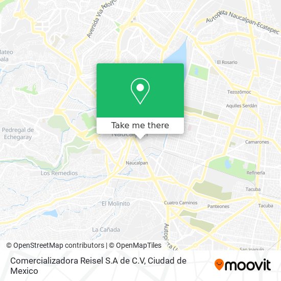 Comercializadora Reisel S.A de C.V map