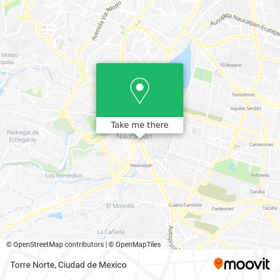 Mapa de Torre Norte