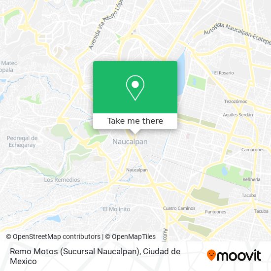 Remo Motos (Sucursal Naucalpan) map