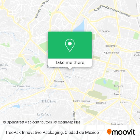 Mapa de TreePak Innovative Packaging