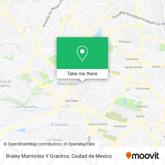 Mapa de Braley Marmoles Y Granitos