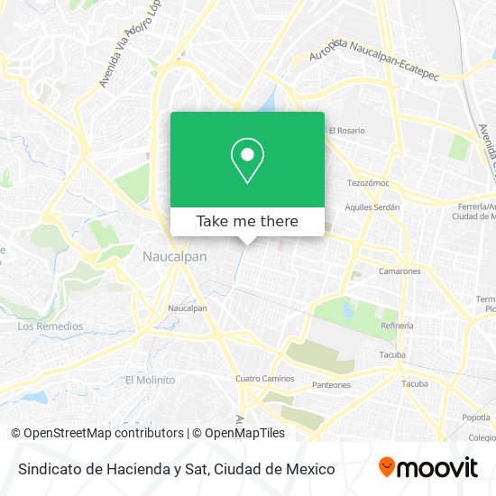 Mapa de Sindicato de Hacienda y Sat