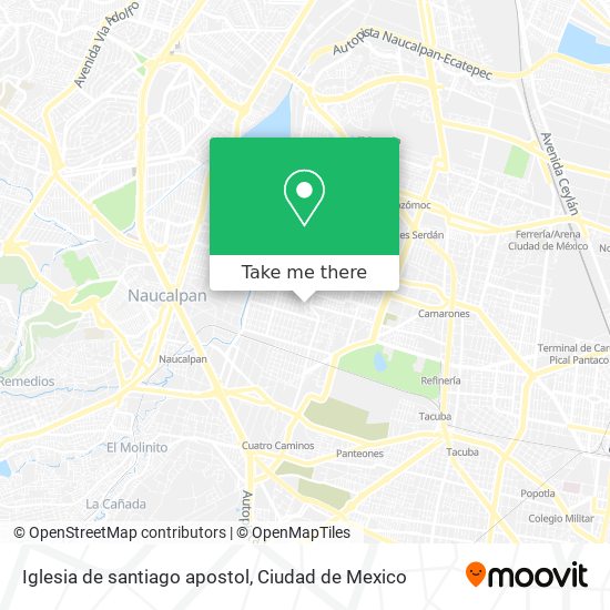 Iglesia de santiago apostol map