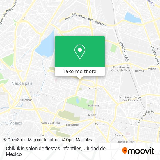 Chikukis salón de fiestas infantiles map