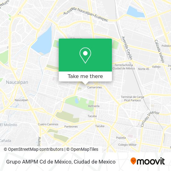 Grupo AMPM Cd de México map