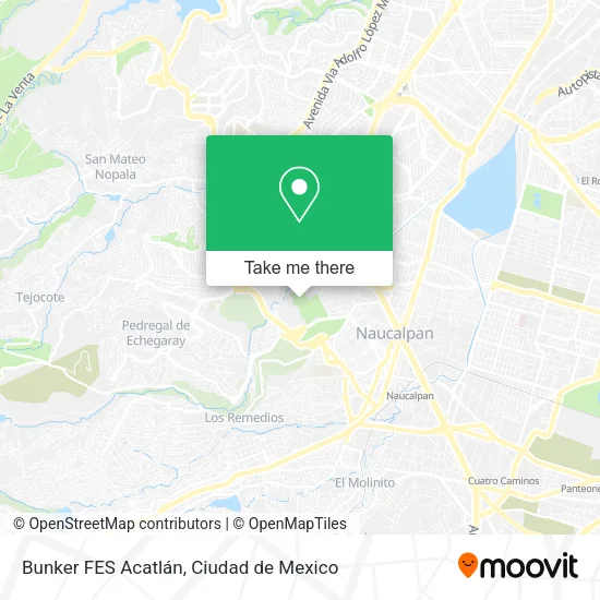 Mapa de Bunker FES Acatlán