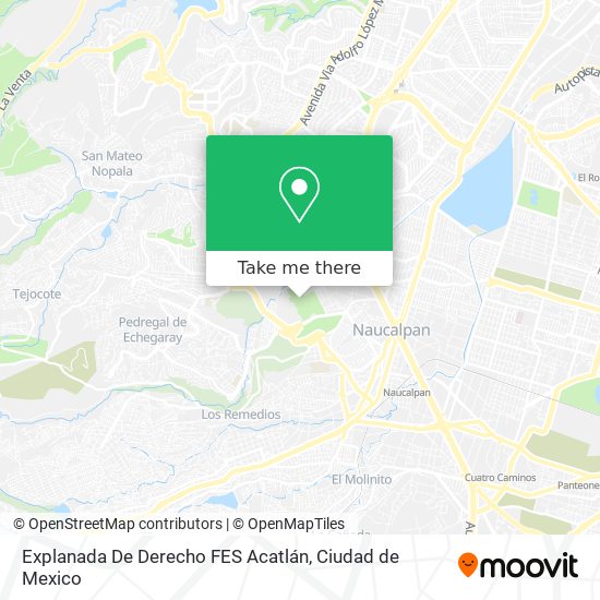 Explanada De Derecho FES Acatlán map