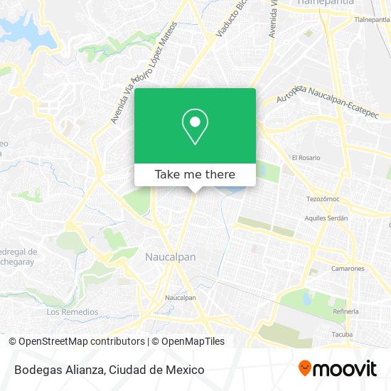 Bodegas Alianza map