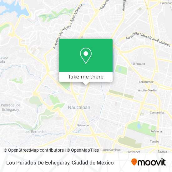 Mapa de Los Parados De Echegaray