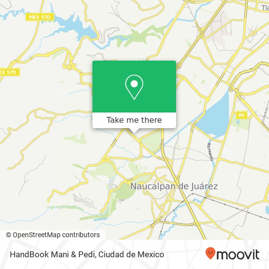 HandBook Mani & Pedi map