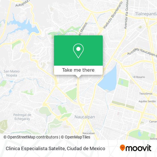 Clinica Especialista Satelite map