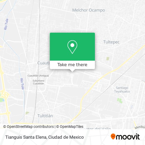 Tianguis Santa Elena map