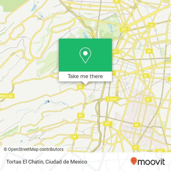 Tortas El Chatin map