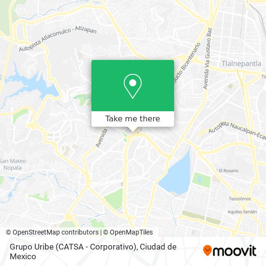 Grupo Uribe (CATSA - Corporativo) map