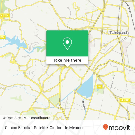 Clinica Familiar Satelite map