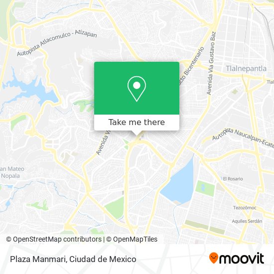 Plaza Manmari map