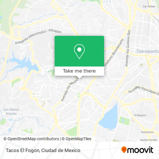 Tacos El Fogón map