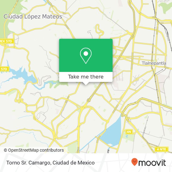 Torno Sr. Camargo map