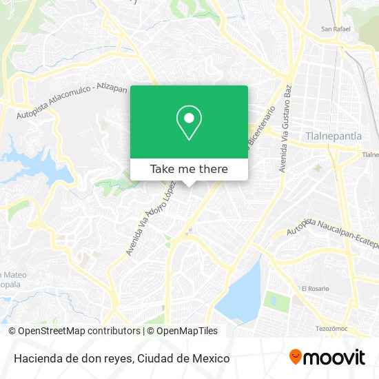 Mapa de Hacienda de don reyes
