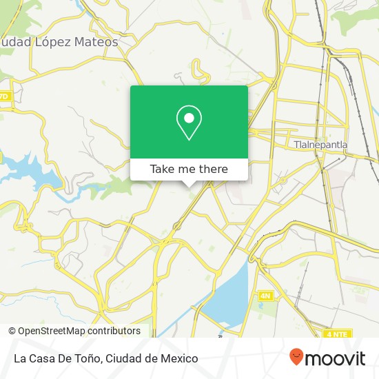 La Casa De Toño map