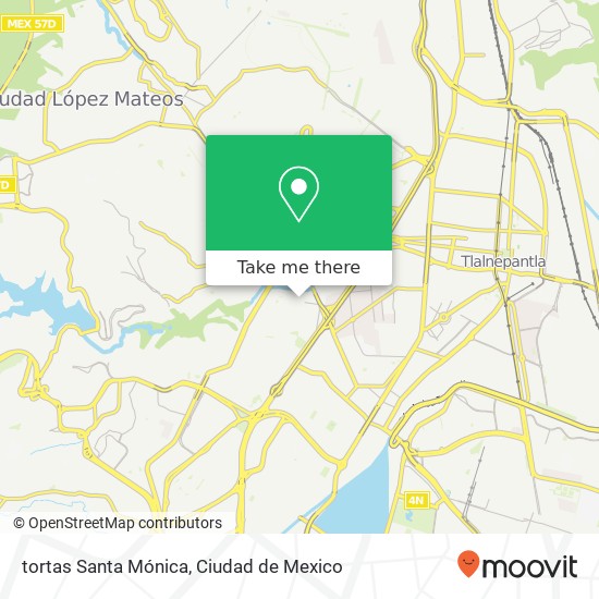 tortas Santa Mónica map