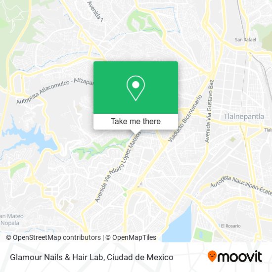 Mapa de Glamour Nails & Hair Lab