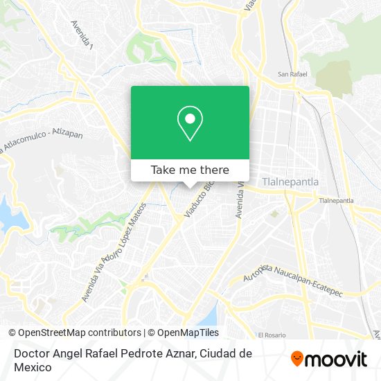 Mapa de Doctor Angel Rafael Pedrote Aznar