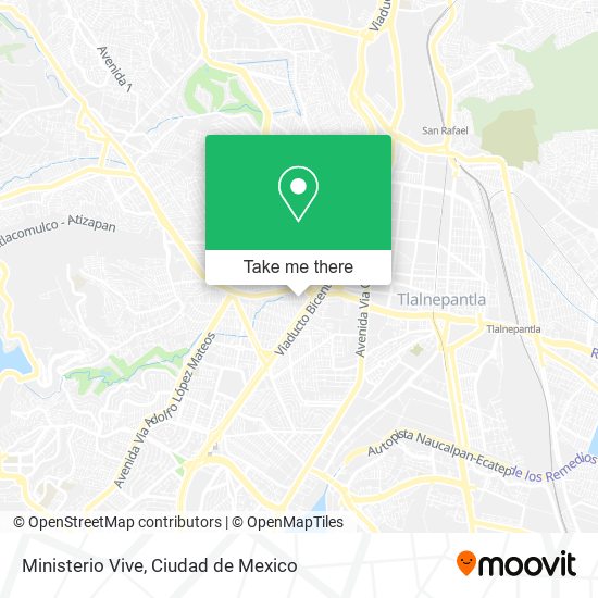 Ministerio Vive map