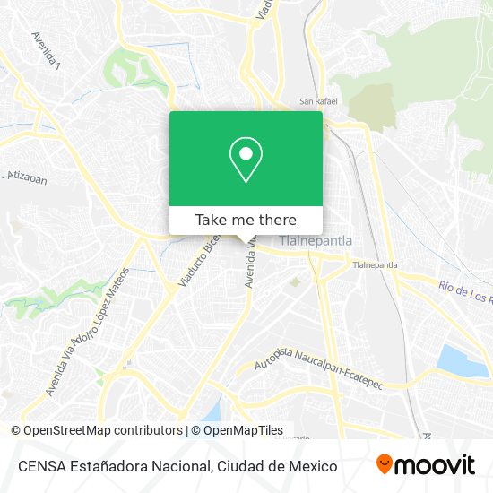 CENSA Estañadora Nacional map