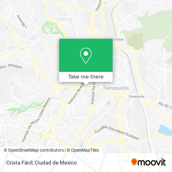 Crista Fácil map