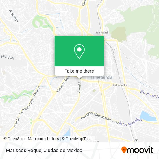 Mariscos Roque map
