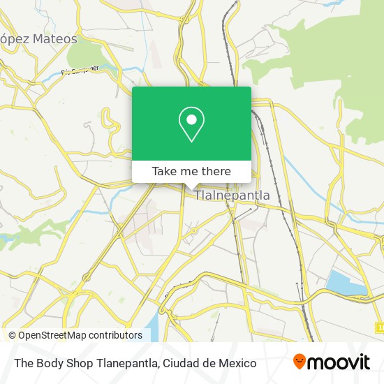 The Body Shop  Tlanepantla map