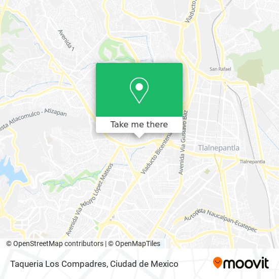 Mapa de Taqueria Los Compadres