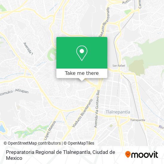 Preparatoria Regional de Tlalnepantla map