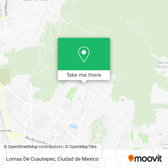 Lomas De Cuautepec map