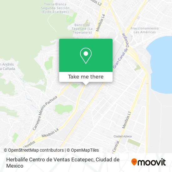 Mapa de Herbalife  Centro de Ventas Ecatepec